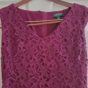 Ralph Lauren lace bodice dress